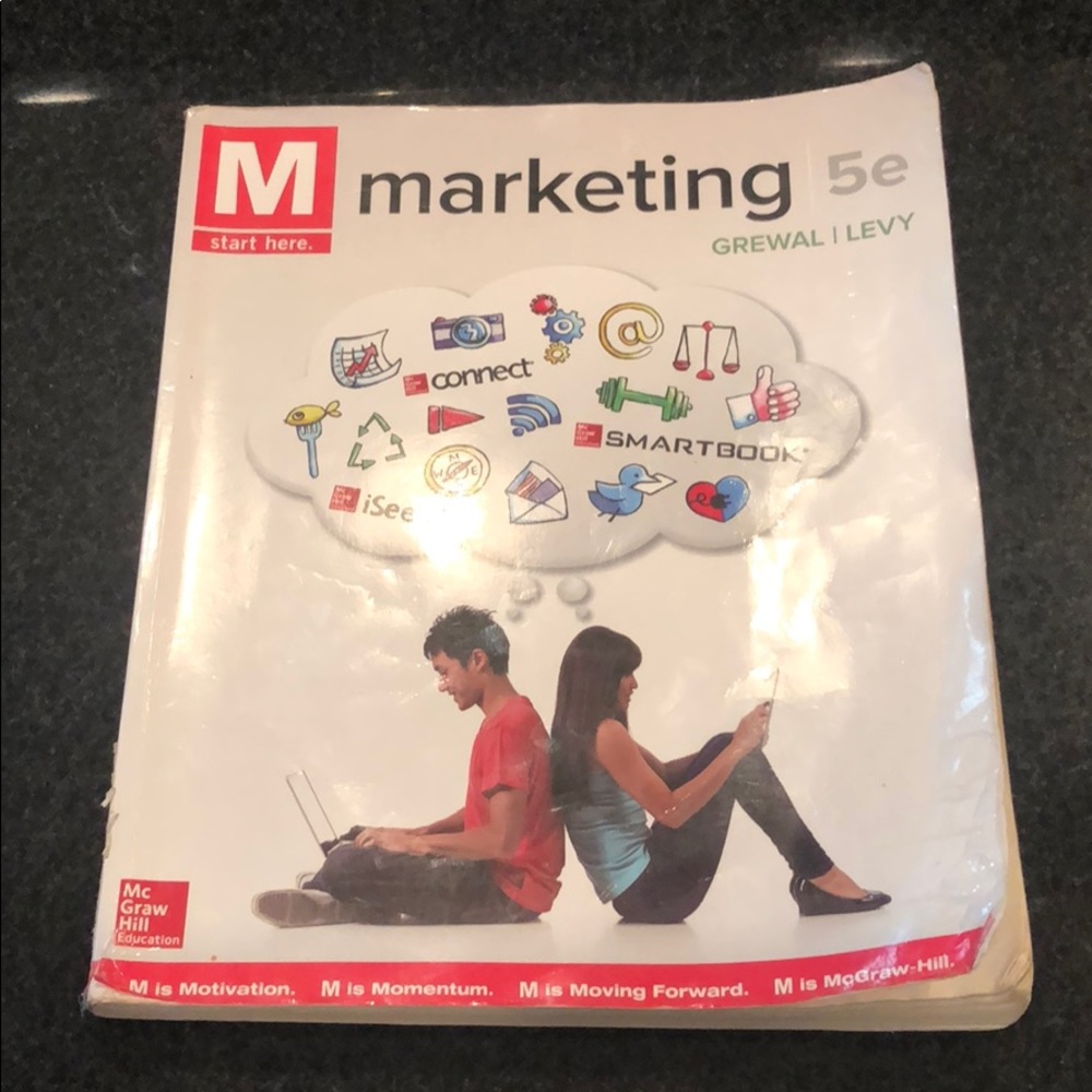 Marketing textbook McGraw Hill 5th ed college